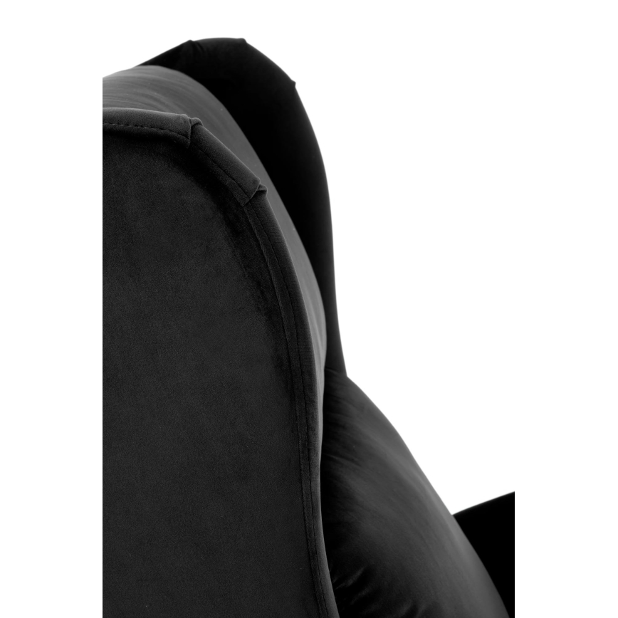 Verstelbare relaxfauteuil RELAXA, zwart