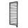 Vertaduro - Badkamerradiator ADEL met thermostaat, 600 W, 128 x 50 cm, antraciet