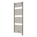 Vertaduro - Badkamerradiator DENISE met thermostaat, 600W, 154x50 cm, taupe