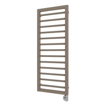 Vertaduro - Badkamerradiator met thermostaat ADEL 600W 128x50 cm taupe