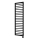 Vertaduro - Badkamerradiator met thermostaat ADEL 600W 172x50 cm zwart