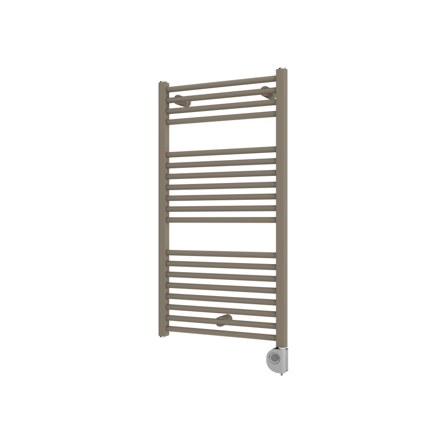 Vertaduro - Badkamerradiator met thermostaat DENISE 400W 94x50 cm taupe