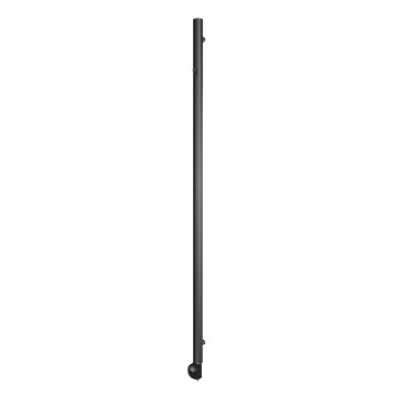 Vertaduro - Badkamerradiator met thermostaat ERDA 400W 180x5 cm antraciet
