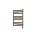 Vertaduro - Badkamerradiator met thermostaat LUCY 400W 73x50 cm taupe