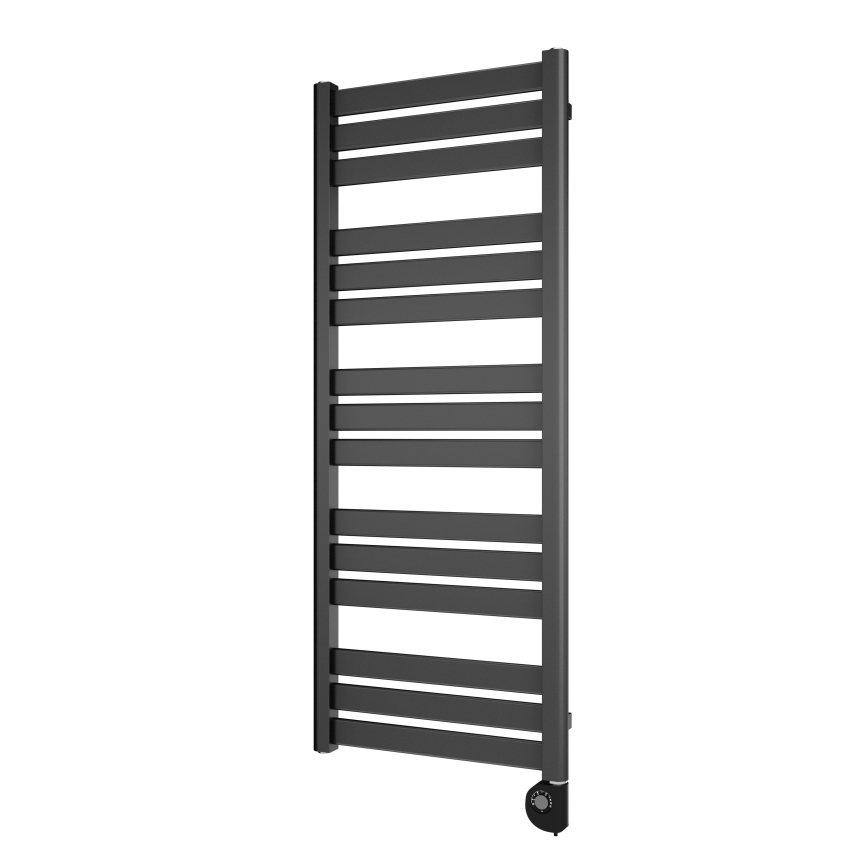Vertaduro - Badkamerradiator met thermostaat LUCY 600 W 125 x 50 cm antraciet