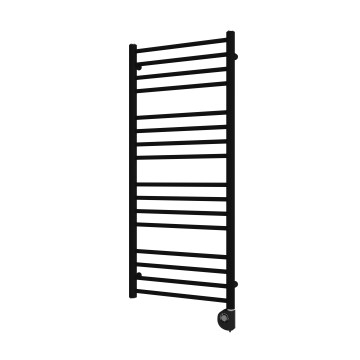 Vertaduro - Badkamerradiator met thermostaat SIMONE 400W 114x50 cm zwart
