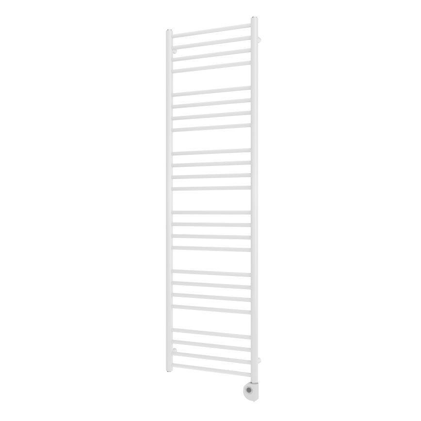 Vertaduro - Badkamerradiator met thermostaat SIMONE, 600 W, 174 x 50 cm, wit