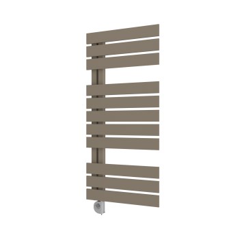 Vertaduro - Badkamerradiator met thermostaat ZIVA 500W 109x50 cm taupe