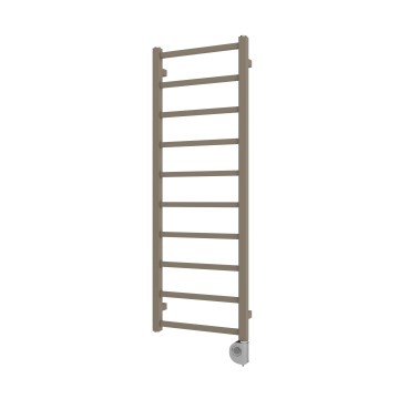Vertaduro - Badkamerradiator met thermostaat ZOE 400W 114x40 cm taupe