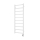 Vertaduro - Badkamerradiator met thermostaat ZOE 400W 114x40 cm wit