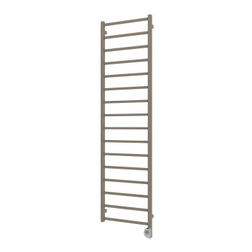 Vertaduro - Badkamerradiator met thermostaat ZOE 400W 186x50 cm taupe