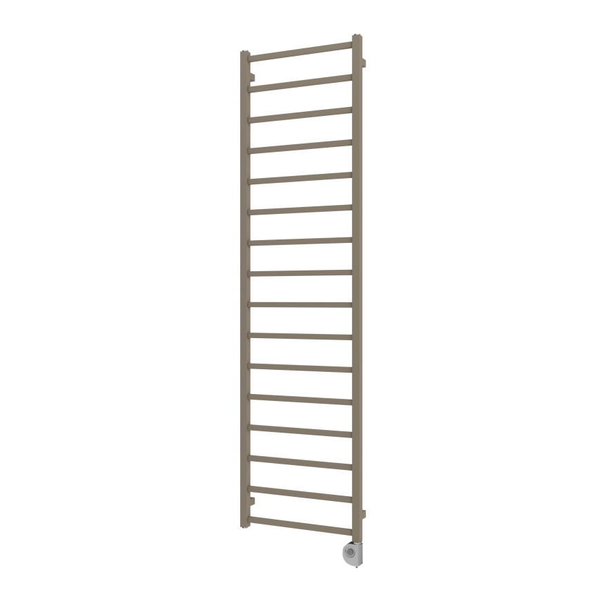 Vertaduro - Badkamerradiator met thermostaat ZOE 400W 186x50 cm taupe