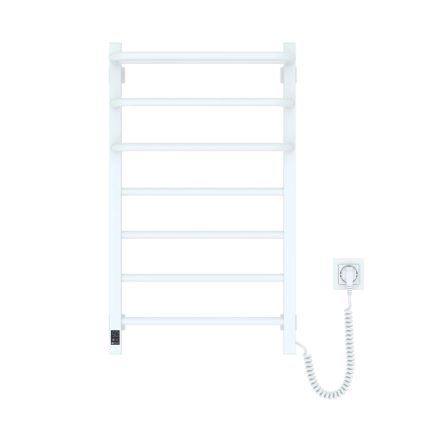 Vertaduro - Elektrische handdoekdroger met thermostaat DOR 155W/230V 80x48 cm IP44 wit rechts