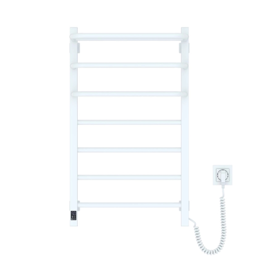 Vertaduro - Elektrische handdoekdroger met thermostaat DOR 155W/230V 80x48 cm IP44 wit rechts