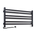 Vertaduro - Elektrische handdoekdroger met thermostaat AVA 181W/230V 50x90 cm IP44 zwart links