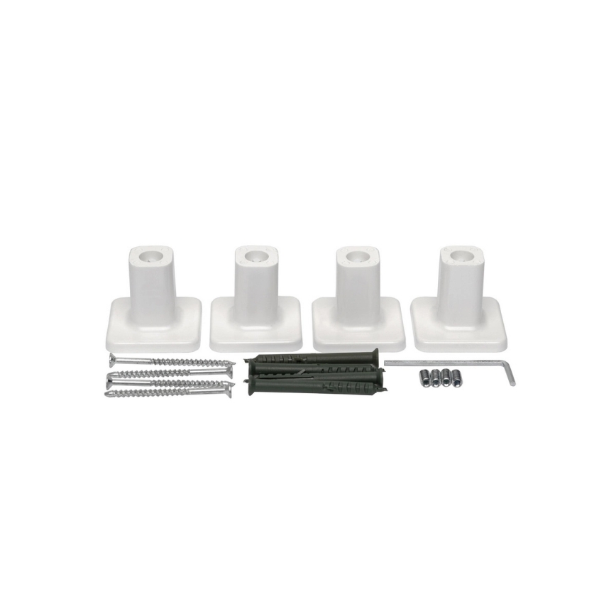 Vertaduro - Elektrische handdoekdroger met thermostaat VEO 106W/230V 150x9 cm IP44 wit rechts
