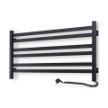 Vertaduro - Elektrische handdoekradiator met thermostaat AVA 181W/230V 50x90 cm IP44 zwart rechts