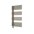 Vertaduro - Radiateur de salle de bains à thermostat intégré MICHELLE 600 W 97 x 50 cm taupe