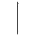 Vertaduro - Radiateur de salle de bains avec thermostat ERDA 400W 180x5 cm noir