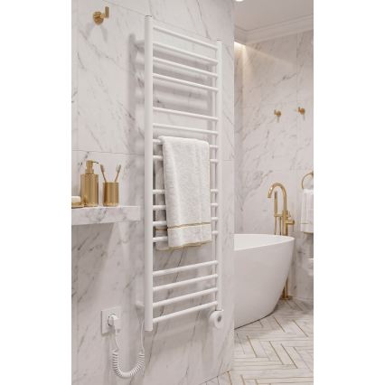 Vertaduro - Radiateur de salle de bains avec thermostat SIMONE 400W 114x50 cm blanc