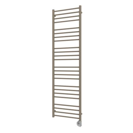 Vertaduro - Radiateur de salle de bains avec thermostat SIMONE 600W 174x50 cm taupe