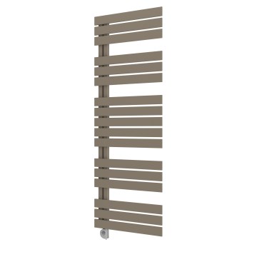Vertaduro - Radiateur de salle de bains avec thermostat ZIVA 800 W 177 x 50 cm taupe