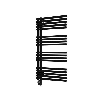 Vertaduro - Radiateur de salle de bains MICHELLE avec thermostat, 600 W, 97 x 50 cm, noir