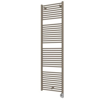 Vertaduro - Radiateur de salle de bains thermostatique DENISE 800 W 178 x 50 cm taupe