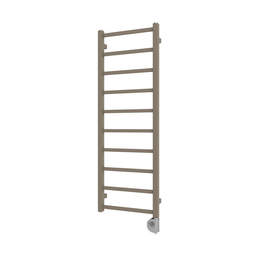 Vertaduro - Radiateur de salle de bains ZOE 400 W avec thermostat, 114 x 40 cm, taupe