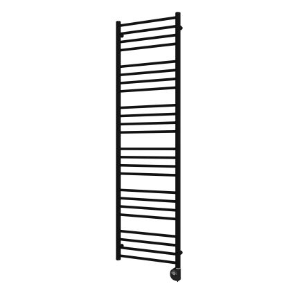 Vertaduro - Radiateur sèche-serviettes SIMONE avec thermostat, 600 W, 174 x 50 cm, noir