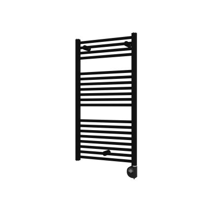 Vertaduro - Sèche-serviettes avec thermostat DENISE, 400 W, 94 x 50 cm, noir