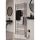 Vertaduro - Sèche-serviettes électrique avec thermostat SIMONE 600 W 144 x 50 cm taupe