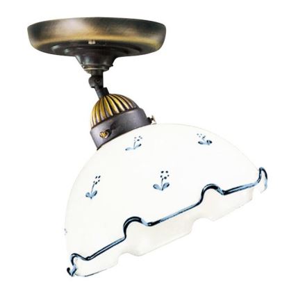 Vervangend glas universeel NONNA E27 Ø 20 cm wit/blauw