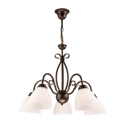Reserveglas voor de kroonluchter en wandlamp ADELLE, ADRIANO, TULIPAN E27 wit