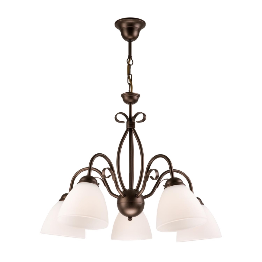 Reserveglas voor de kroonluchter en wandlamp ADELLE, ADRIANO, TULIPAN E27 wit