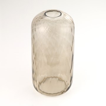 Vervangend glas voor kroonluchter KARO E27 Ø 14 cm rookbruin