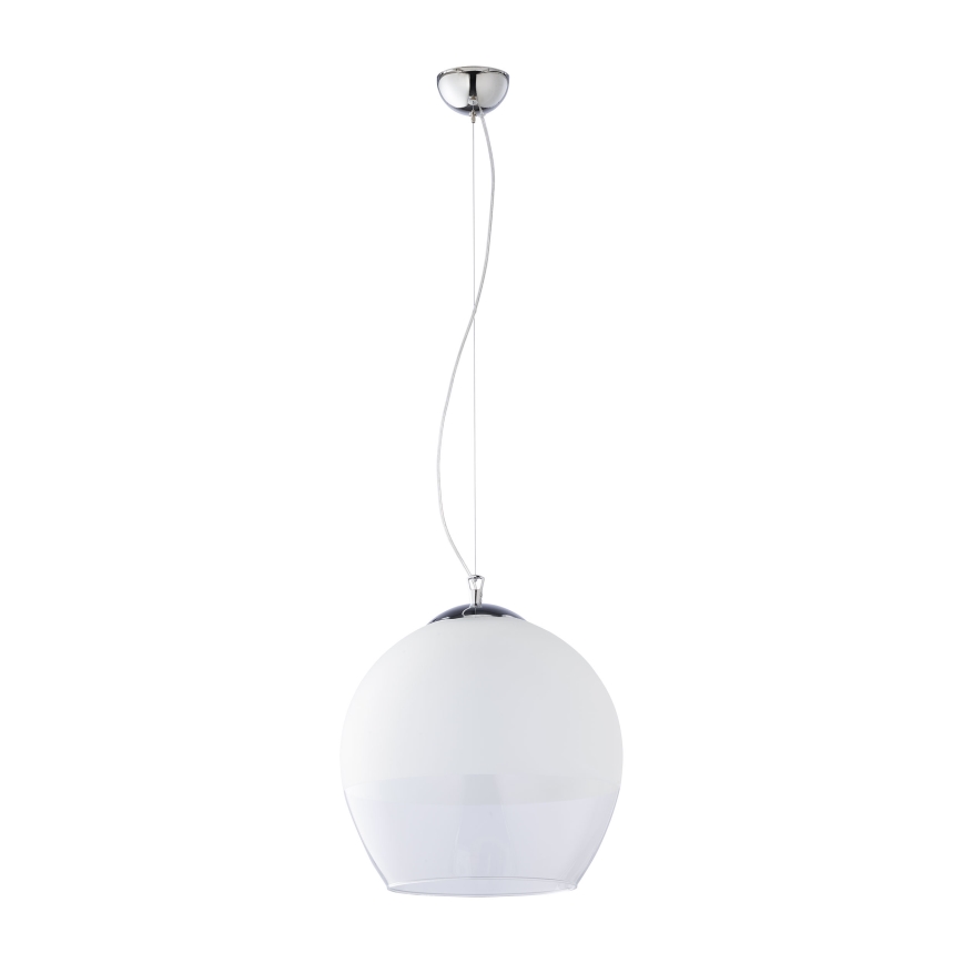 Vervangend glas voor kroonluchter KULA E27, Ø 38 cm, wit/helder