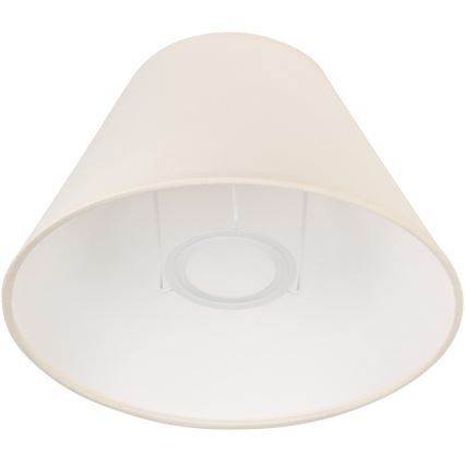 Vervangende lampenkap voor tafellamp JUTA E27 Ø 19 cm, crème