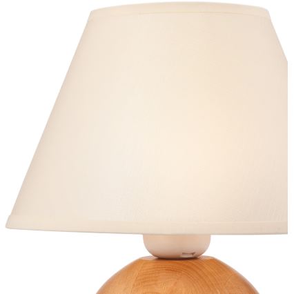 Vervangende lampenkap voor tafellamp JUTA E27 Ø 19 cm, crème
