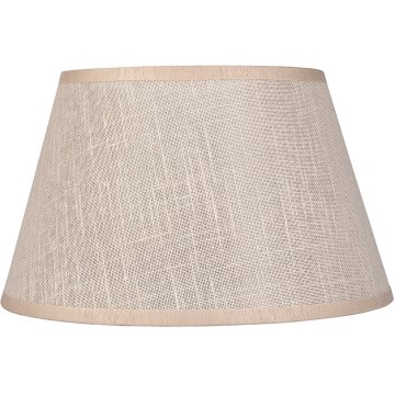 Vervangende lampenkap voor kroonluchter en wandlamp ANTONIO E14 120x200 mm beige