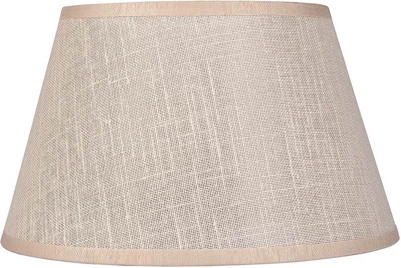 Vervangende lampenkap voor kroonluchter en wandlamp ANTONIO E14 120x200 mm beige