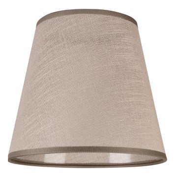 Vervangende lampenkap voor kroonluchter LORENZO E27 diameter 16 cm beige