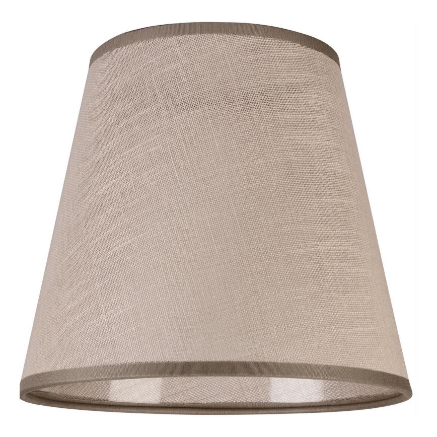 Vervangende lampenkap voor kroonluchter LORENZO E27 diameter 16 cm beige
