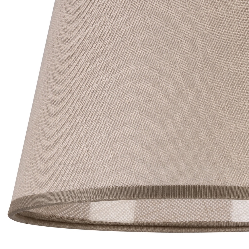 Vervangende lampenkap voor kroonluchter LORENZO E27 diameter 16 cm beige