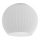 Vervangende lampenkap voor kroonluchter PAVIA diameter 13,5 cm wit