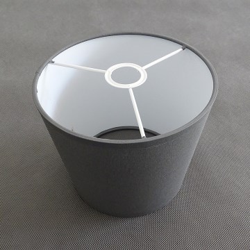 Vervangende lampenkap voor kroonluchter PICO E14 Ø 18 cm grijs