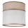 Vervangende lampenkap voor kroonluchter, tafellamp en wandlamp ANDREA E27 diameter 16 cm beige/grijs