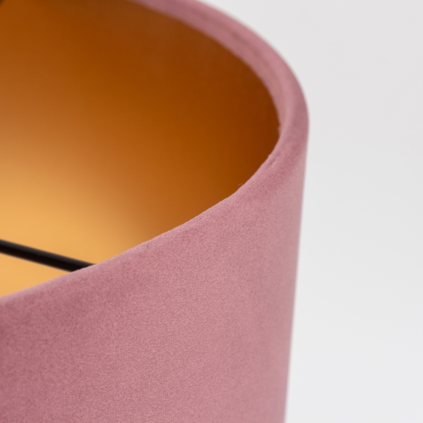 Vervangende lampenkap voor kroonluchter ZWIS, Ø 38 cm, roze/goud