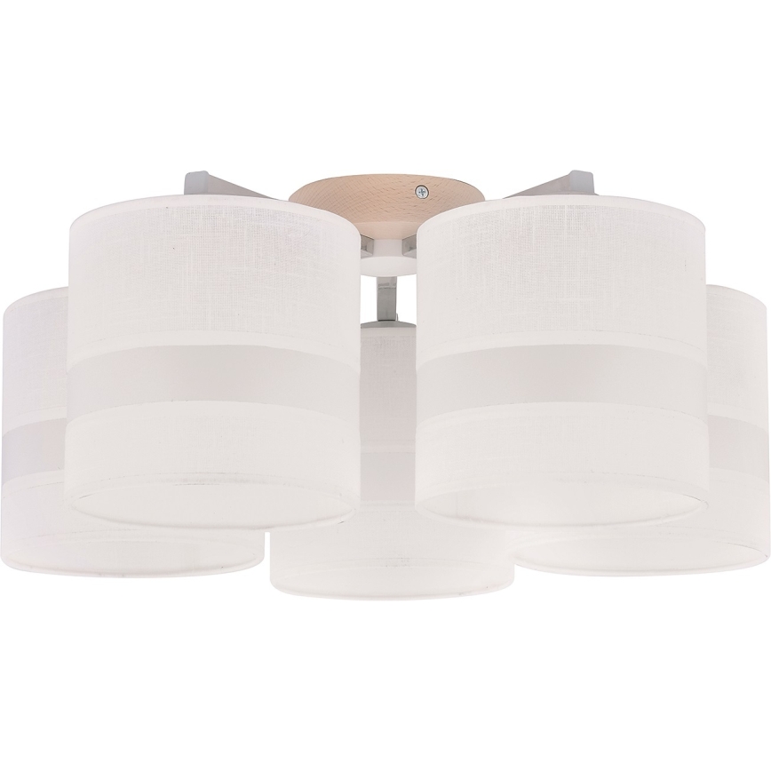 Vervangende lampenkap voor plafond- en wandlamp ROXY E27 Ø 16 cm, wit