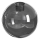 Vervangende lampenkap voor ROSSI kroonluchter en wandlamp, diameter 14 cm, grijs/rookglas
